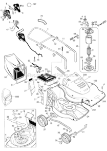 Part Location Diagram of 243623-00 DeWALT Ident. Label